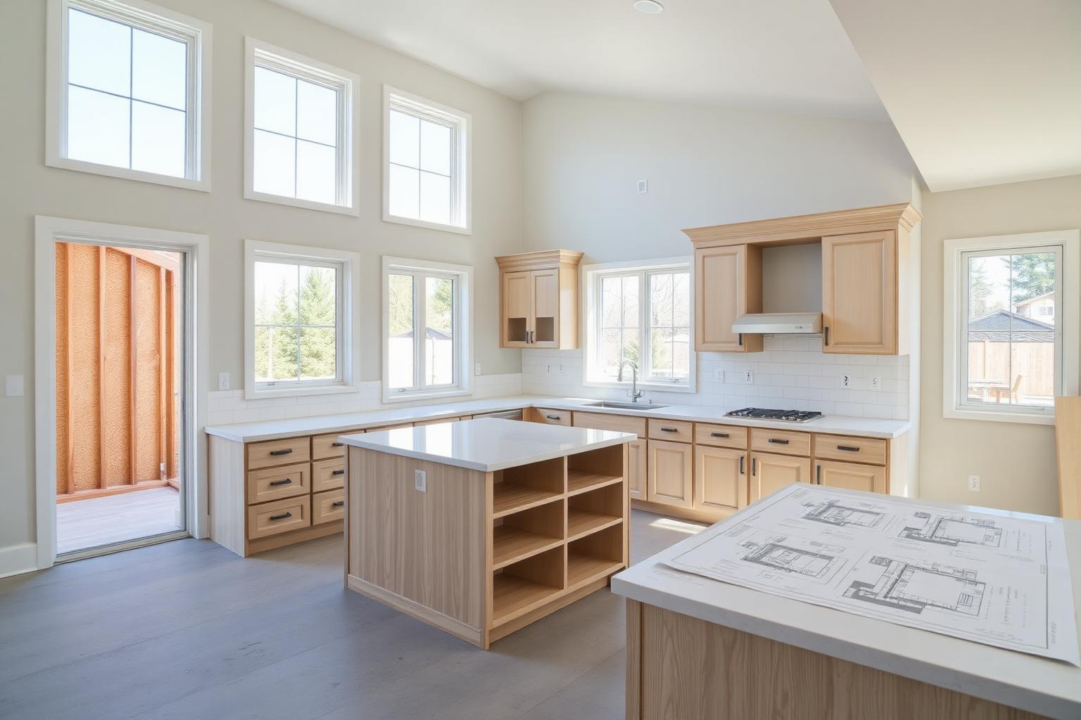 New construction luxury kitchen design in Michigan